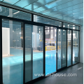prefab modular glass container house